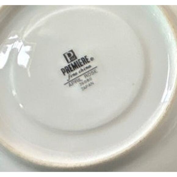 Vintage 1960s Premiere Fine China Japan April Rose Pattern - Picture 7 of 11
